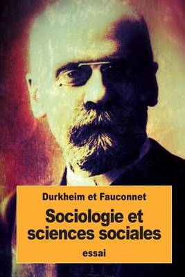 Book cover for Sociologie et sciences sociales