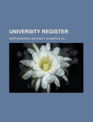 Book cover for University Register