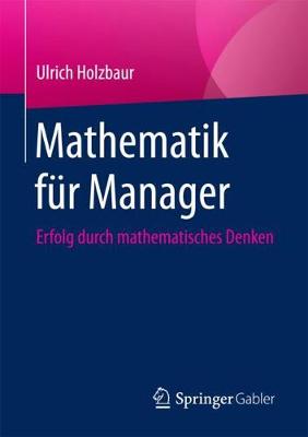 Book cover for Mathematik für Manager