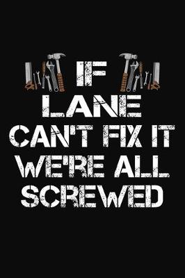 Book cover for If Lane Can't Fix It We're All Screwed