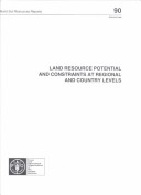Book cover for Land resource potential and constraints at regional and country levels