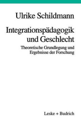 Cover of Integrationspädagogik und Geschlecht