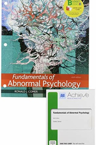 Cover of Loose-Leaf Version for Fundamentals of Abnormal Psychology & Achieve Read & Practice for Fundamentals of Abnormal Psychology (Six-Months Access)