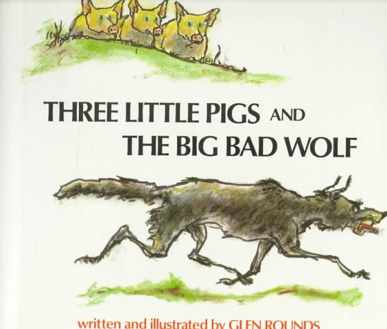 Book cover for Three Little Pigs and the Big Bad Wolf