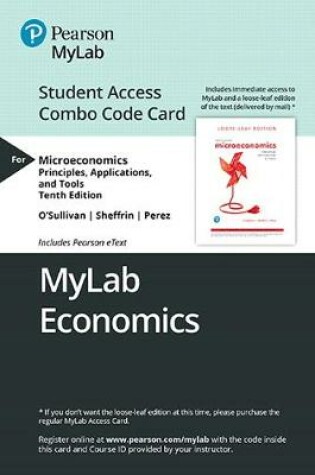 Cover of Mylab Economics with Pearson Etext -- Combo Access Card -- For Microeconomics