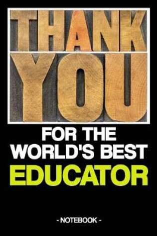 Cover of Thank You for the World's Best Educator