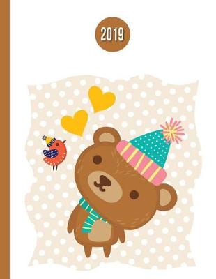 Cover of 2019 Planner; Bear and Bird