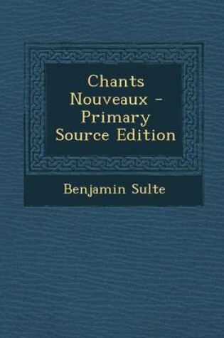 Cover of Chants Nouveaux