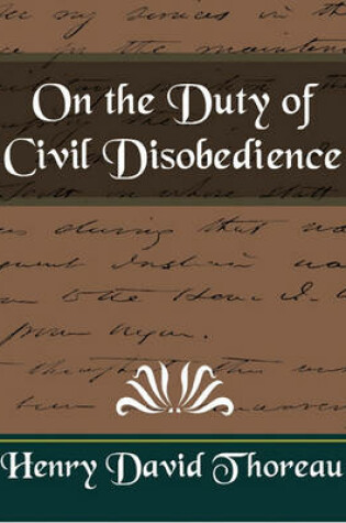 Cover of On the Duty of Civil Disobedience (Revised Edition)