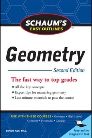 Cover of Schaum's Easy Outline of Geometry, Second Edition