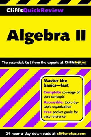 Cover of CliffsQuickReview Algebra II