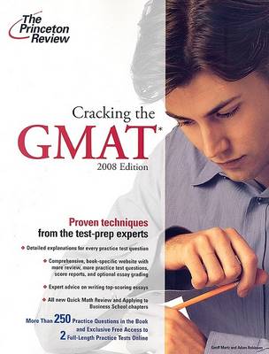 Book cover for Cracking the GMAT 2008