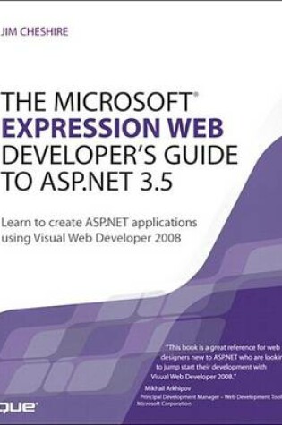 Cover of The Microsoft Expression Web Developer's Guide to ASP.Net 3.5