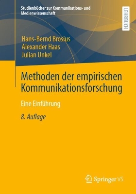 Cover of Methoden der empirischen Kommunikationsforschung