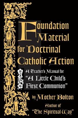 Book cover for Foundation Material for Doctrinal Catholic Action