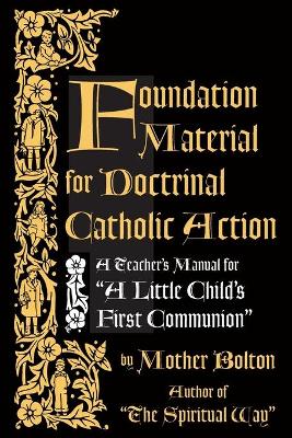 Cover of Foundation Material for Doctrinal Catholic Action