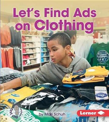Book cover for Let's Find Ads on Clothing