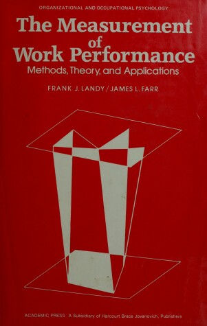 Book cover for The Measurement of Work Performance