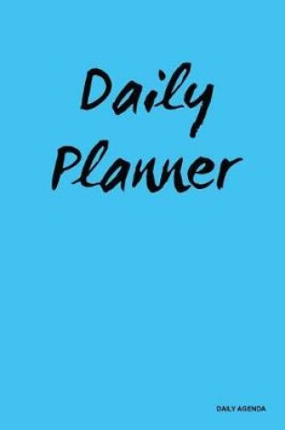 Cover of Daily Planner - Daily Agenda