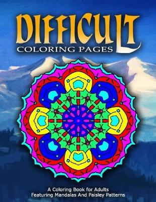 Book cover for DIFFICULT COLORING PAGES - Vol.1