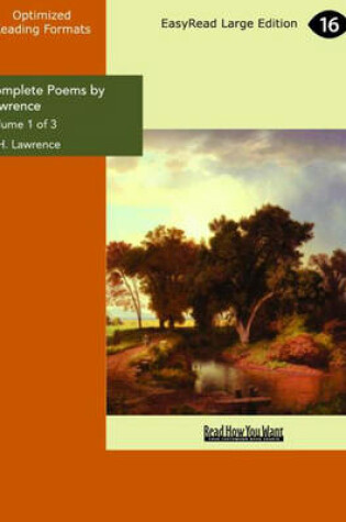 Cover of Complete Poems by Lawrence