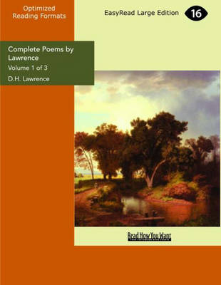 Book cover for Complete Poems by Lawrence