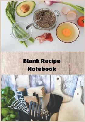 Book cover for Blank Recipe Notebook