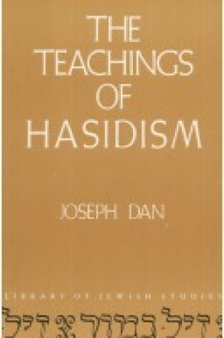 Cover of The Teachings of Hasidism