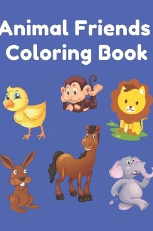 Cover of Animal Friends Coloring Book