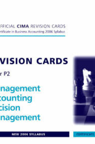 Cover of Management Accounting Decision Management