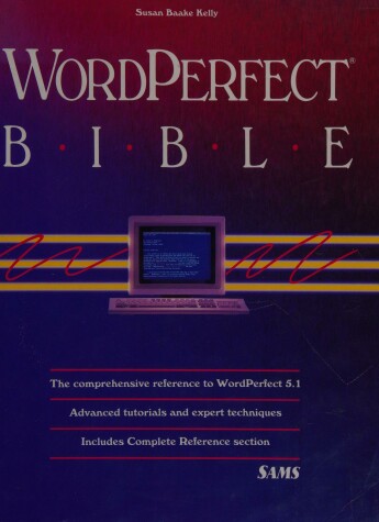 Book cover for WordPerfect 5.1 Bible