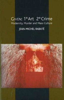 Book cover for Given: 1° Art 2° Crime