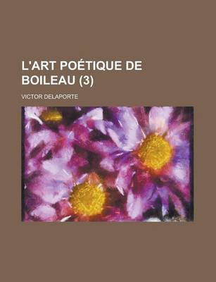 Book cover for L'Art Poetique de Boileau (3)