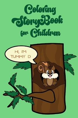 Book cover for Coloring storybook for children