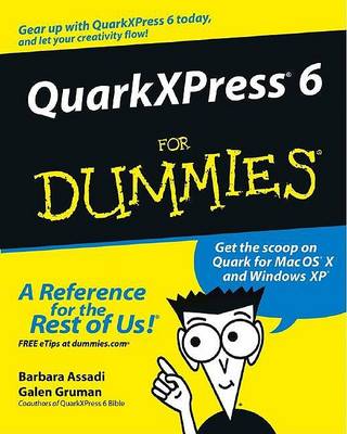 Book cover for QuarkXPress 6 For Dummies