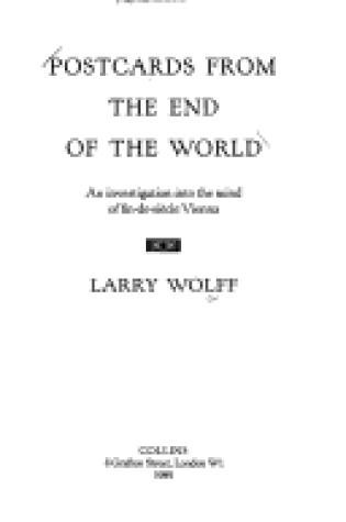 Cover of Postcards from the End of the World