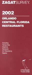 Cover of Zagat Orlando/Central Florida Restaurants