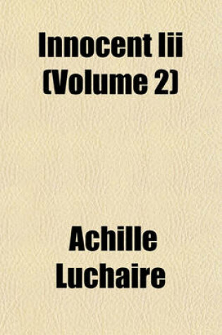 Cover of Innocent III (Volume 2)