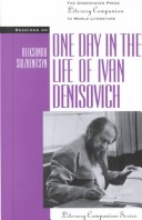 Book cover for Readings on "One Day in the Life of Ivan Denisovich"