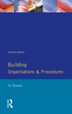 Cover of Building Organisation and Procedures