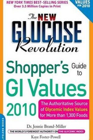 Cover of The New Glucose Revolution Shopper's Guide to GI Values 2010