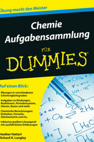 Cover of Aufgabensammlung Chemie für Dummies