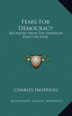 Book cover for Fears for Democracy