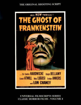 Book cover for "Ghost of Frankenstein"