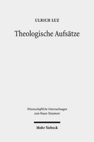 Cover of Theologische Aufsätze