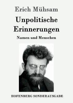 Book cover for Unpolitische Erinnerungen