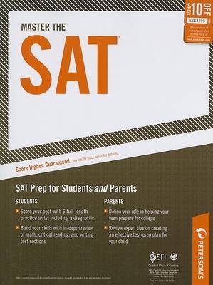 Book cover for Peterson's Master the SAT