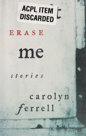 Book cover for Don't Erase ME