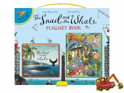 Book cover for The Snail and the Whale Magnet Book