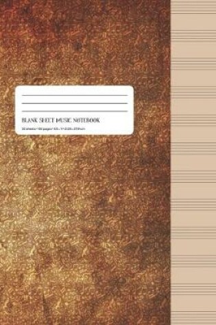 Cover of Blank Sheet Music Notebook